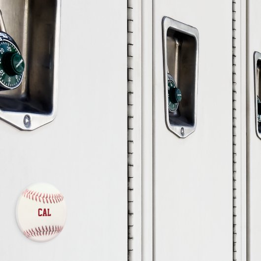 Baseball Personalisiert Magnet (In Situ (Schrank))