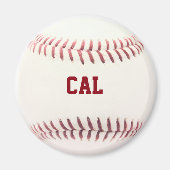 Baseball Personalisiert Magnet (Vorne)