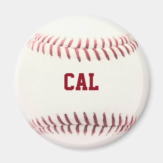Baseball Personalisiert Magnet (Vorne)