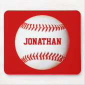 Baseball Personalisiert Mousepad (Vorne)