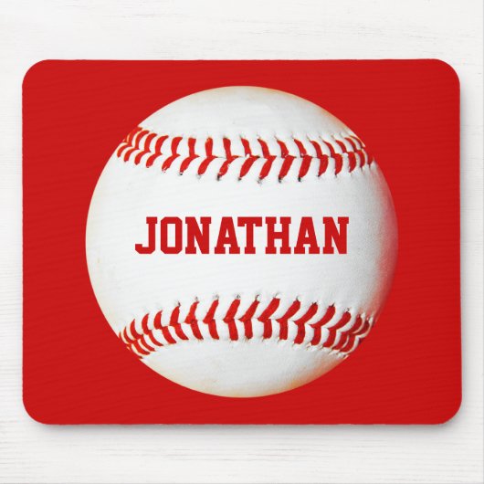 Baseball Personalisiert Mousepad (Vorne)