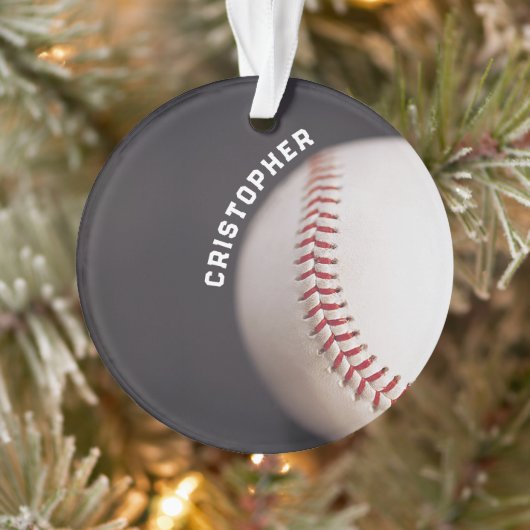 Baseball Personalisiert Ornament (Baum)