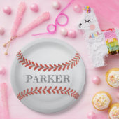 Baseball Personalisiert Pappteller (Party)