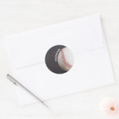 Baseball Personalisiert Runder Aufkleber (Umschlag)