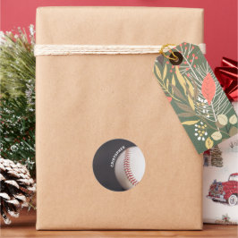 Baseball Personalisiert Runder Aufkleber