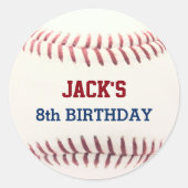 Baseball Personalisiert Stickers (Vorderseite)