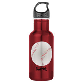 Baseball personalisiert trinkflasche