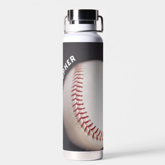 Baseball Personalisiert Trinkflasche (Rückseite)