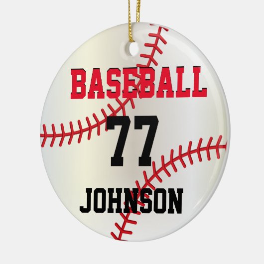 Baseball-Personalisierte Ornament (Links)