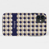 Baseball, Personalisierter Name Case-Mate iPhone Hülle (Rückseite (Horizontal))