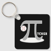 Baseball Pi-tcher - Funny Pi Day Geschenke Schlüsselanhänger (Vorderseite)