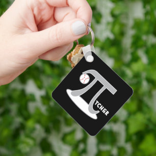 Baseball Pi-tcher - Funny Pi Day Geschenke Schlüsselanhänger