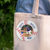 Baseball Pin Name Trikotnummer Jahr Foto Button