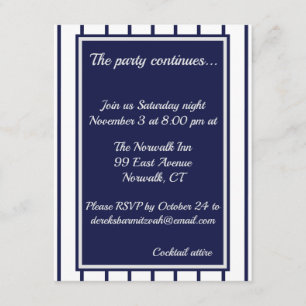 Baseball Pinstrichverschluss Begleitkarte