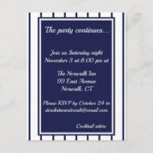 Baseball Pinstripes-Abschlusskarte