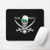 Baseball Pirate Mousepad (Mit Mouse)