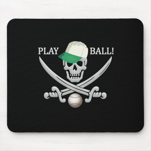 Baseball Pirate Mousepad (Vorne)