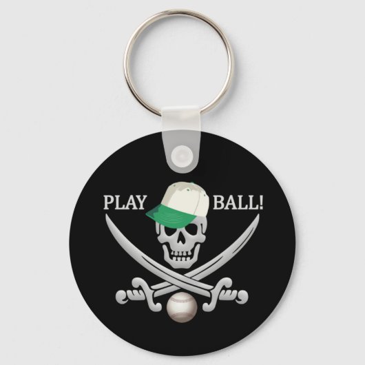 Baseball Pirate Schlüsselanhänger (Vorderseite)