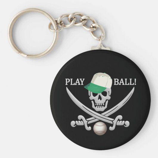 Baseball Pirate Schlüsselanhänger (Vorne)