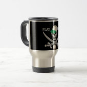 Baseball Pirate Tasse - wählen Sie Stil & Farbe (Vorderseite Links)