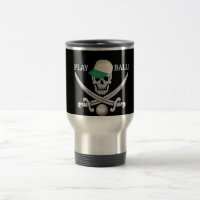 Baseball Pirate Tasse - wählen Sie Stil & Farbe