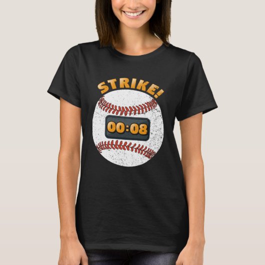 Baseball Pitch Clock 15 Seconds Rule Batter Box Do T-Shirt (Vorderseite)