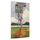 Baseball Pitcher auf dem Berg von Jay Throckmorton Klemmbrett (Rechts)