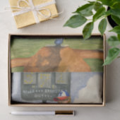 Baseball Pitcher auf dem Berg von Jay Throckmorton Seidenpapier (Geschenk)