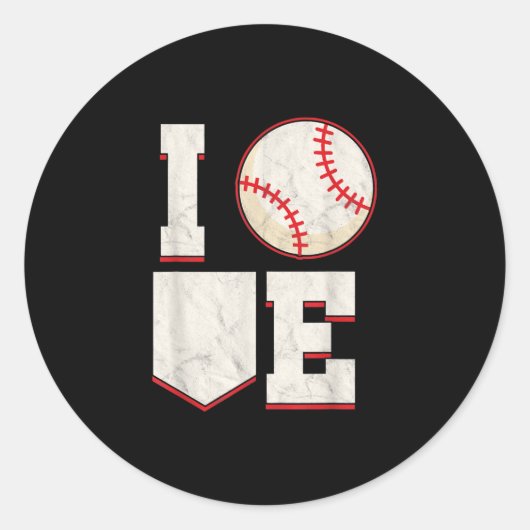 Baseball Pitcher Catcher Batter Softball Sports Runder Aufkleber (Vorderseite)