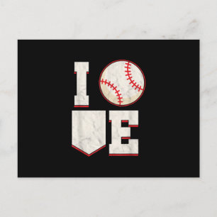 Baseball Pitcher Fänger Schlagmann Softball Sport Postkarte