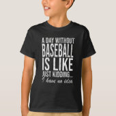 Baseball Pitcher Funny Funny Sprichwort Geschenk T-Shirt (Vorderseite)