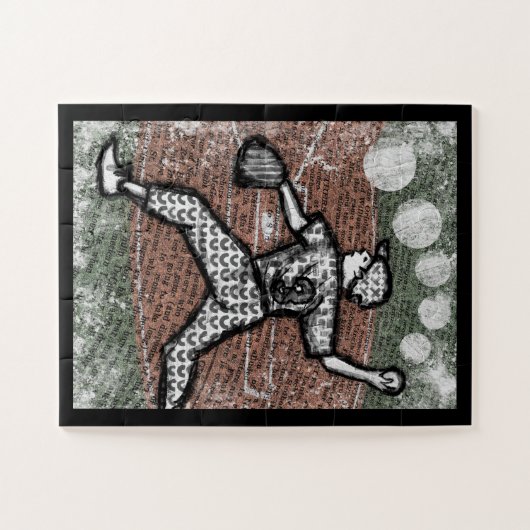 Baseball Pitcher Jigsaw Puzzle Little League Boy (Horizontal)