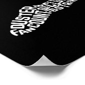 Baseball Pitcher Typografy Art Poster (Ecke)