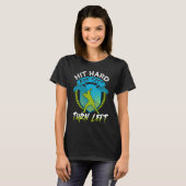 Baseball-Pitcher und Catcher, Baseball T-Shirt (Vorne ganz)