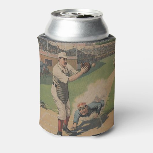 Baseball-Plakat Dosenkühler (Kanne Rückseite)