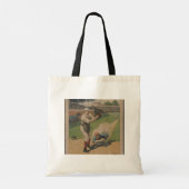 Baseball-Plakat Tragetasche (Rückseite)