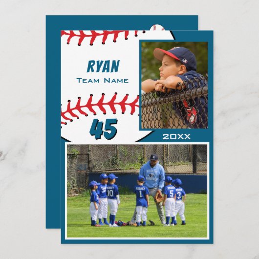 Baseball Player 2 Foto-Speichermodul (Vorne/Hinten)