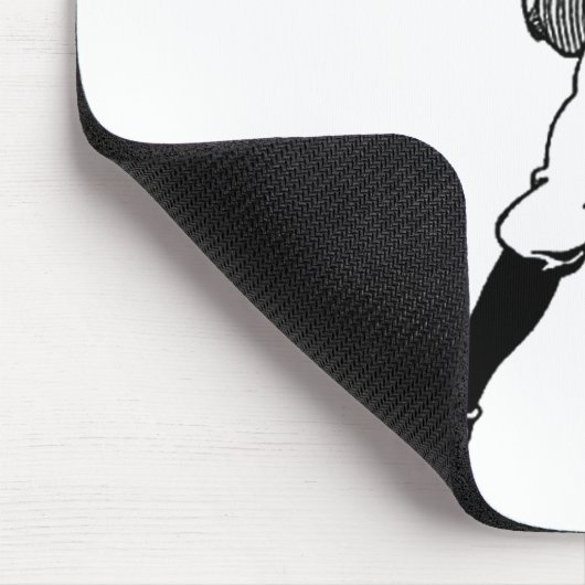 Baseball Player 3 Mousepad (Ecke)