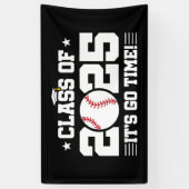 Baseball Player Abschluss Class of 2025 Senior Banner (Vertikal)