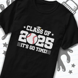Baseball Player Abschluss Class of 2025 Senior T-Shirt