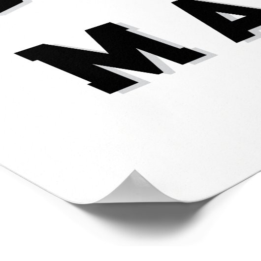 Baseball Player Abschluss Poster (Ecke)