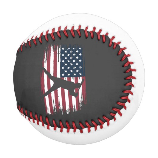 Baseball Player American Flag USA Camouflage Patri (Vorne Rechts)
