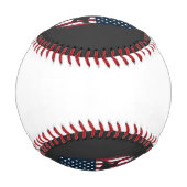 Baseball Player American Flag USA Camouflage Patri (Rückseite)