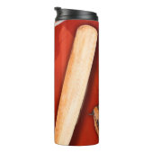 Baseball-Player-Ausrüstung für nahes Foto Thermosbecher (Nach rechts gedreht)