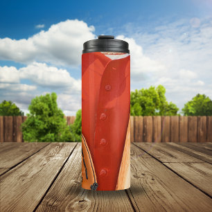 Baseball-Player-Ausrüstung für nahes Foto Thermosbecher