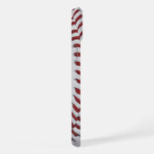 Baseball player Batter with Customizable Number iPhone Hülle (Rechte Seite)