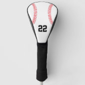 Baseball Player Benutzerdefinierte Jersey-Nummer o Golf Headcover (Vorderseite)