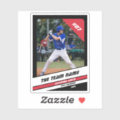 Baseball Player Benutzerdefiniertes Geschenk Schwa Aufkleber (Blatt)