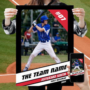 Baseball Player Benutzerdefiniertes Geschenk Schwa Poster