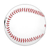 Baseball-Player-Bild auf Baseball (Vorderseite Links)